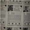 Image 4 : hockey collectibles Brandon Wheat Kings uncut sheet some edge wear