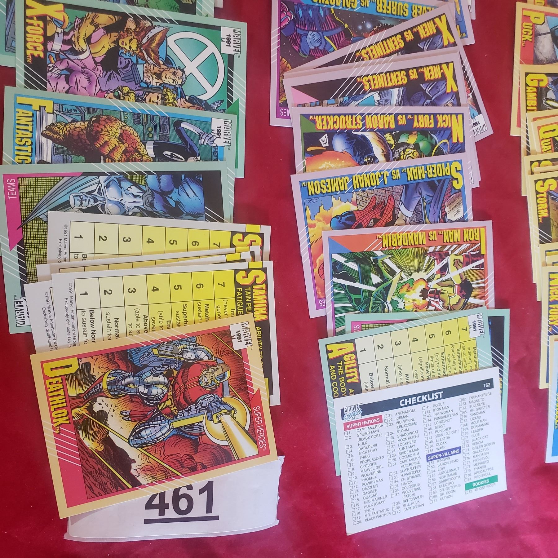 Marvel . vintage trading card collector lot Schmalz Auctions