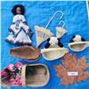 Image 3 : Baskets flowers first nation doll hand made maple leaf (9).jpg