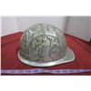 Image 5 : Decorative Engraved Metallic Hardhat
