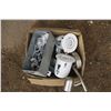 Image 4 : Lot of Light Fixtures: Two×8ft, One×2ft, + Misc. Electrical