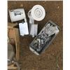 Image 6 : Lot of Light Fixtures: Two×8ft, One×2ft, + Misc. Electrical