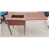 Image 3 : Sewing Table 31 X 23 X 18 Inch -45" Wide With Leaf Extended