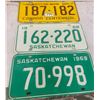 Image 1 : 1967-1969 Saskatchewan License Plates