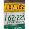 Image 2 : 1967-1969 Saskatchewan License Plates