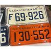 Image 3 : 1960-1963 Saskatchewan License Plates