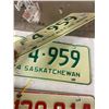 Image 2 : (2) 1974 + 1975 Saskatchewan License Plates