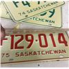 Image 3 : (2) 1974 + 1975 Saskatchewan License Plates