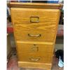 Image 1 : (2) Drawer Oak Filing Cabinet (Not Old)