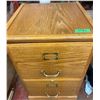 Image 2 : (2) Drawer Oak Filing Cabinet (Not Old)