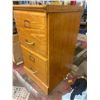 Image 3 : (2) Drawer Oak Filing Cabinet (Not Old)