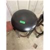 Image 4 : 2 Wooden Stools Padded Seat 30" High