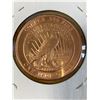Image 2 : 1 Ounce Copper Coin USA Dollar