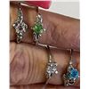 Image 3 : Lot Birth Stone Rings