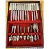 Image 1 : Assorted Silverware in Wood Case