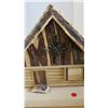 Image 2 : Hand Made Wooden House Clock