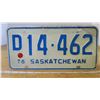 Image 1 : 1976 Saskatchewan Dealer Plate