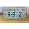 Image 1 : 1970 Saskatachewan Plate