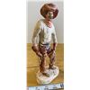 Image 4 : 9" tall Stoneware Cowboy Ornament