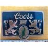 Image 1 : Coors Beer Enamel Belt Buckle