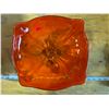 Image 2 : Orange Art Glass Pedistal Bowl