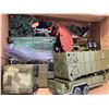 Image 1 : Lot Plastic Military Trucks, Tans and Soldiers