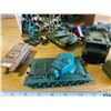 Image 3 : Lot Plastic Military Trucks, Tans and Soldiers