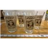 Image 1 : 4 Vintage Coca Cola Glasses
