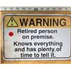 Image 1 : Warning Tin Sign
