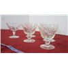 Image 2 : 6 Pcs of Cornflower Crystal Stemware