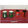 Image 1 : Lot of 4 Mugs; 2 Team Canada, 2 Pilsner