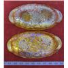 Image 3 : Matching Pair of Carnival Glass Dishes