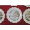 Image 3 : Lot of 6 Currier & Ives Plates; Set of 4 Winter Themed, 2 Others