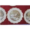 Image 4 : Lot of 6 Currier & Ives Plates; Set of 4 Winter Themed, 2 Others
