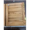 Image 3 : solid fir shutter doors one pair