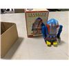 Image 2 : Cragstan -Mr. Atomic wind up robot with box (working)