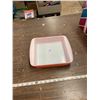 Image 2 : pyrex 9" pink cake pan and bowl