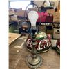 Image 4 : Pair coca-cola table lamps Tiffany style leaded glass