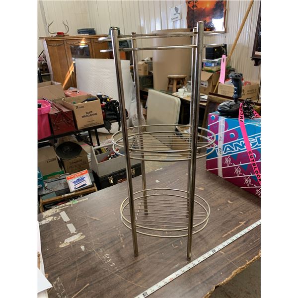 3 tier oval metal plant stand