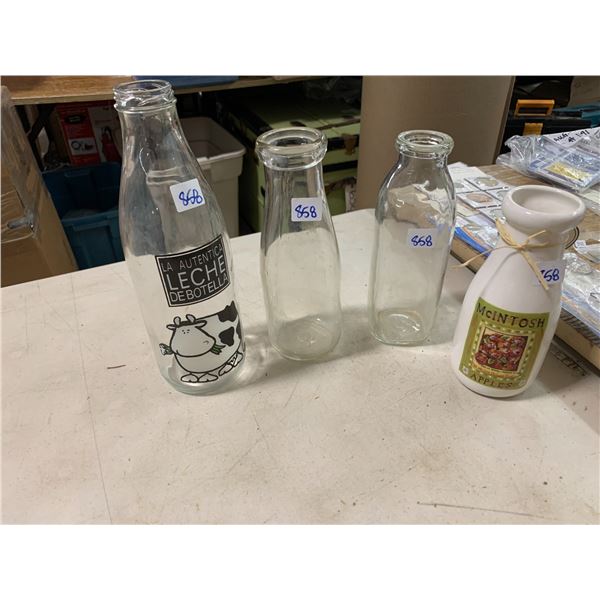 Variety of Mik Bottles