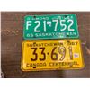 Image 1 : 1965-1967 Sask License plates