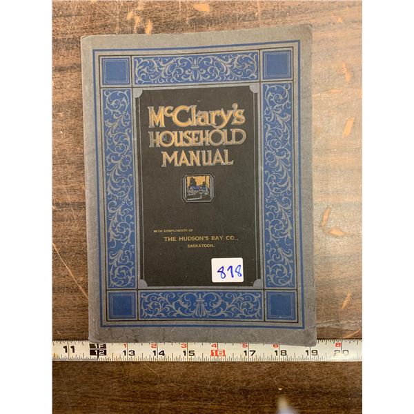 McClarey household book 1922 recipies etc