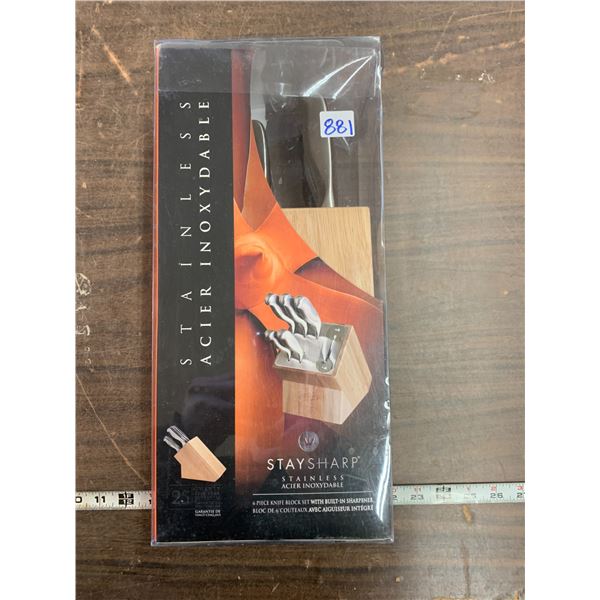 Stay Sharp kitchen knives - unused