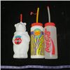 Image 1 : 3 Coca Cola Plastic Straw Cups