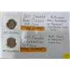 Image 1 : 2017 Canadian Rare Classic 50 Cent Coin + 2017 Canadian Celebration 50 Cent Coin (Both Very Scarce)