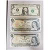 Image 1 : 2 X 1973 CANADA ONE DOLLAR & 2003 US ONE DOLLAR BILLS