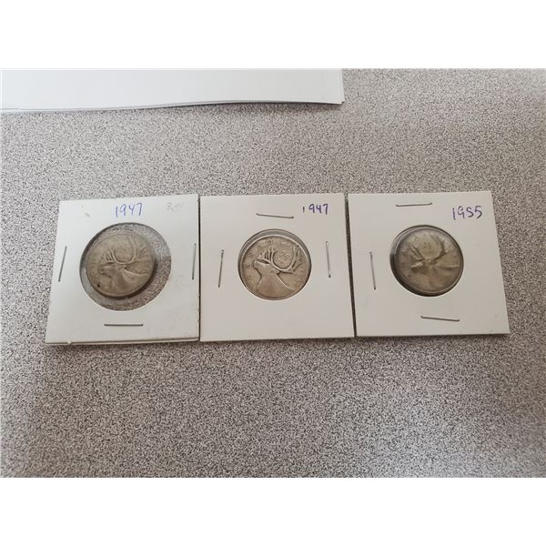 1947, 1947, 1955 25 CENTS