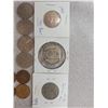 Image 6 : Foreign coins including Swiss silver (1965 5 Franc coin)