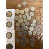 Image 7 : US coin lot - 70 pennies, 12 quarters, 1 50¢ half dollar, 19 nickels, 10 dimes