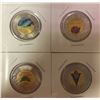 Image 2 : Six Rare Canada Colorized Toonie Coin Set